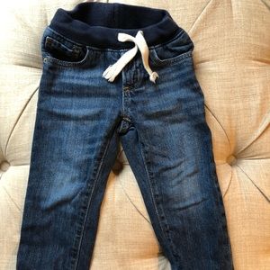 Gap Toddler 2 year jeans, stretch band waist. Excellent used condition